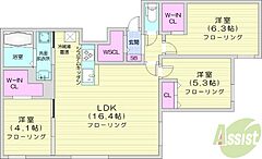 物件の間取り