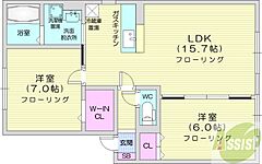 物件の間取り