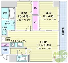 物件の間取り