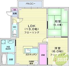 物件の間取り