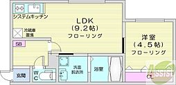 センテナリオL126 1LDKの間取図画像