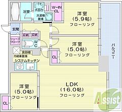 物件の間取り
