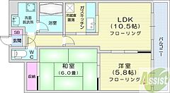 物件の間取り
