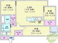 物件の間取り