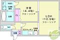 エスパスルージュ4階4.7万円