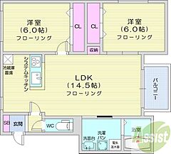 物件の間取り