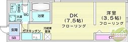 S-スタジオ 1DKの間取図画像