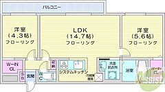 物件の間取り