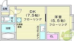 物件の間取り