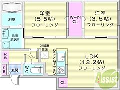 物件の間取り