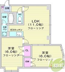 物件の間取り
