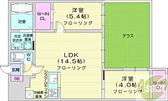 物件の間取り