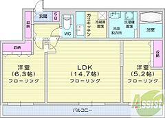 物件の間取り