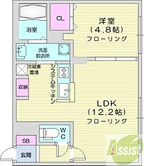 物件の間取り