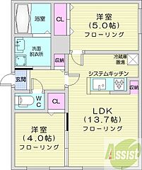 物件の間取り