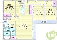 物件の間取り
