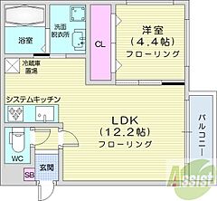 物件の間取り