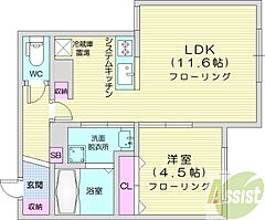 物件の間取り