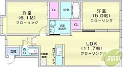 物件の間取り
