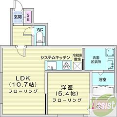 物件の間取り