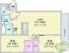 物件の間取り