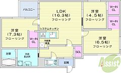 物件の間取り