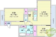 物件の間取り