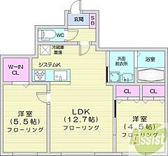 物件の間取り