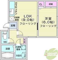 物件の間取り