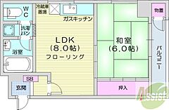 物件の間取り