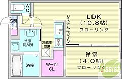 物件の間取り
