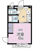 ラシエルII 305 ｜ 東京都大田区西糀谷２丁目13-18（賃貸マンション1K・3階・20.07㎡） その2