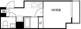 ＣＯＣＯＣＵＢＥ池上 101 ｜ 東京都大田区池上３丁目40-22（賃貸マンション1K・1階・21.99㎡） その2