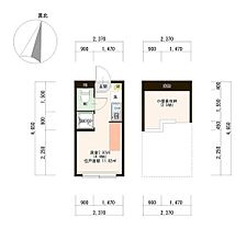 ＨｅｒｍｉｔａｇｅII（エルミタージュ） 201 ｜ 東京都大田区南馬込６丁目4（賃貸アパート1R・2階・11.02㎡） その2