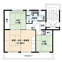 4階 / 2LDK / 54.37㎡