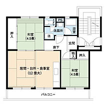 4階 / 2LDK / 54.37㎡