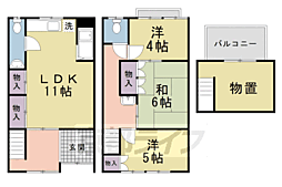 JR山陰本線 二条駅 徒歩8分の賃貸一戸建て