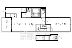 ソレイユ松ヶ崎 1LDKの間取図画像