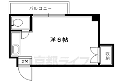 アヴェニール佐藤 ワンルームの間取図画像