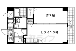 プログレス5番館 1LDKの間取図画像