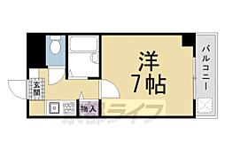 フォーレ・藤田 1Kの間取図画像