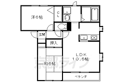 ファミールダイヤモンド 2LDKの間取図画像