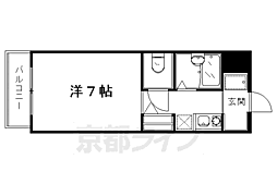 ノースビューヤサカ 1Kの間取図画像