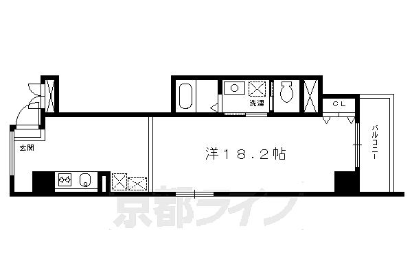 リンツ御池 805｜京都府京都市中京区壺屋町(賃貸マンション1R・8階・35.76㎡)の写真 その2