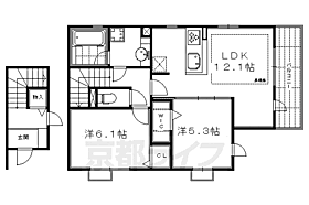 京都府京都市中京区福屋町（賃貸アパート2LDK・2階・62.37㎡） その2