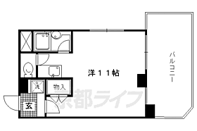 アスカ聚楽 602 ｜ 京都府京都市中京区聚楽廻松下町（賃貸マンション1K・6階・25.00㎡） その2