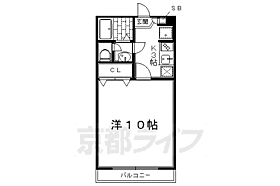 コゥジィー・コート 105 ｜ 京都府京都市左京区一乗寺下リ松町（賃貸アパート1K・1階・30.03㎡） その2