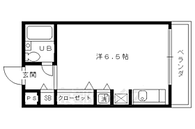 ブルーベル 208 ｜ 京都府京都市北区衣笠北高橋町（賃貸マンション1K・2階・17.57㎡） その2