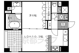 京都府京都市上京区梶井町（賃貸マンション1LDK・4階・48.89㎡） その2