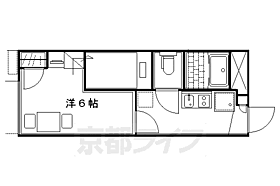 レオパレス花園 114 ｜ 京都府京都市左京区岩倉花園町（賃貸アパート1K・1階・19.87㎡） その2